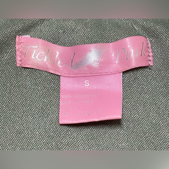 Tickled Pink - Green Zip Up Jacket - Very Soft - Size: Small - Picture 6 of 6